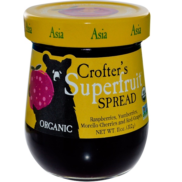 Crofter's Organic, Organic, Superfruit Spread, Asia, 11 oz (312 g) (Discontinued Item) 