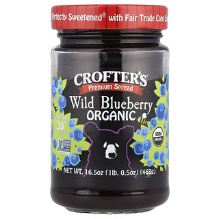 Crofter's Organic, Βιολογικό Premium Spread, Άγριο Μύρτιλο, 468 γρ.