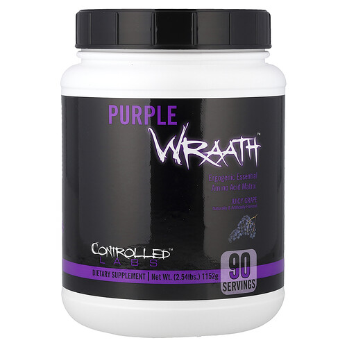 Controlled Labs Purple Wraath™, Juicy Grape, 2.54 lbs (1,152 g)