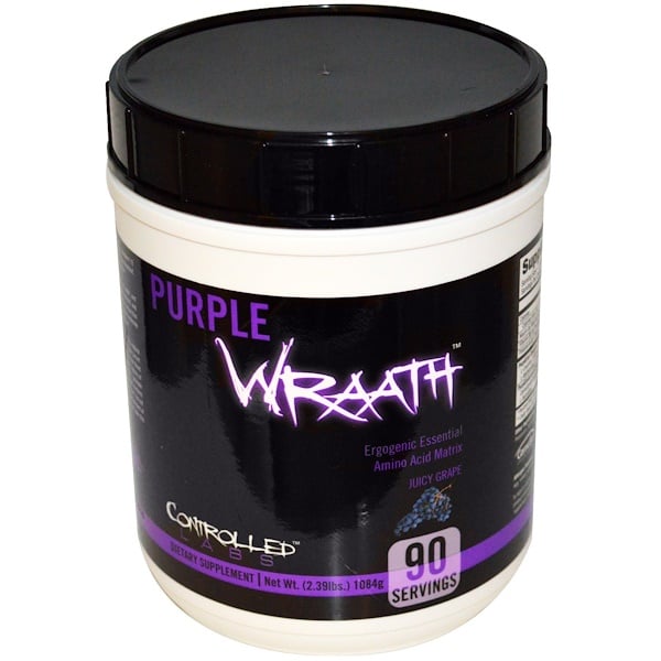 Controlled Labs, パープルラース（Purple Wraath）、ジューシーグレープ、2.39 lbs (1084 g)