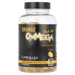 OxiMega, риб’ячий жир апельсина, цитрусові, 120 капсул