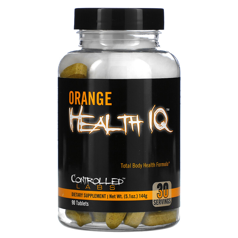 Controlled Labs, Orange Health IQ, 90 Tablets iHerb