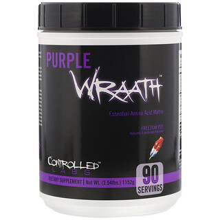 Controlled Labs, PURPLE WRAATH，紫色檸檬汁味，2.54 磅（1152 克）