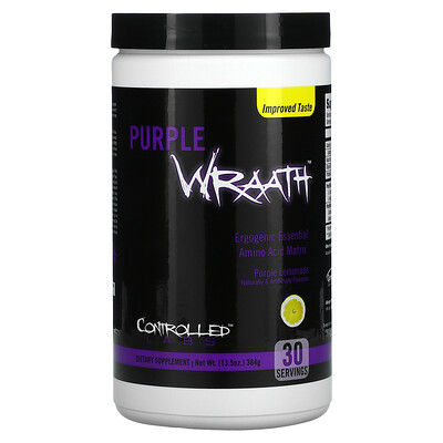 Controlled Labs Purple Wraath, Purple Lemonade, 13.5 oz (384 g)