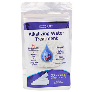 Отзывы о CORAL LLC, Alkalizing Water Treatment, 30 Alkaline Water Sachets