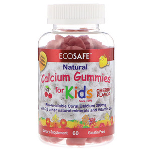 Отзывы о CORAL LLC, Calcium Gummies for Kids, Cherry Flavor, 60 Gummies