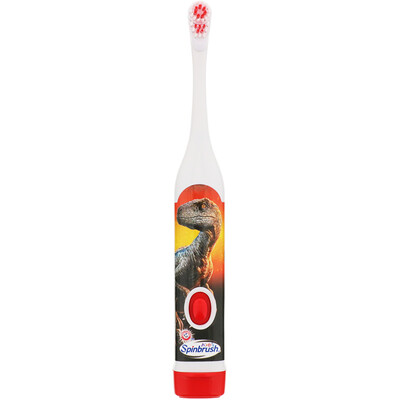 Купить Arm & Hammer Kid's Spinbrush, «Мир Юрского периода», мягкая, 1 зубная щетка на батарейках