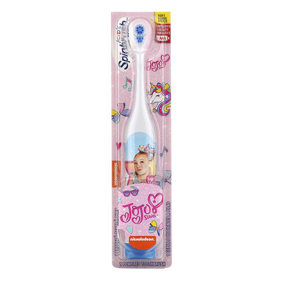 

Arm & Hammer, Kid's Spinbrush, JoJo Siwa, Soft, 1 Powered Toothbrush