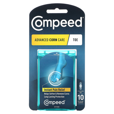 Product Image for Compeed, Advance Corn Care, Toe, 10 Active Gel Cushions