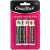 Chapstick‏, Lip Care שפתון הגנה על העור, האוסף הקלאסי, מכיל 3 שפתונים, 4 גר' (0.15 אונקיות) כל אחד