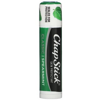 Chapstick, Protetor labial para proteção da pele, Classic Spearmint, 4 g