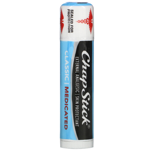 Chapstick, Lip Care Skin Protectant, Classic Medicated, 0.15 oz (4 g)
