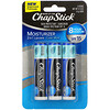 Chapstick, 2-In-1 Lip Care Skin Protectant, SPF 15, Cool Mint, 3 Sticks, 0.15 oz (4 g) Each