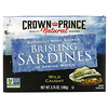 Crown Prince Natural, Brisling Sardinen, In Quellwasser, 3,75 oz (106 g)