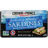 Crown Prince Natural, Skinless & Boneless Sardines, In Water, 4.37 oz (125 g)