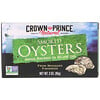 Crown Prince Natural, Smoked Oysters, In Olive Oil, 3 oz (85 g)