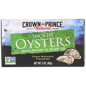 Отзывы о Краун Принс Нэчуралс, Smoked Oysters, In Olive Oil, 3 oz (85 g)