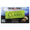 Crown Prince Natural, Smoked Baby Clams, In Olive Oil, 3 oz (85 g)