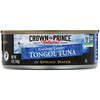 Crown Prince Natural, Tongol Tuna, Chunk Light, In Spring Water, 5 oz (142 g)