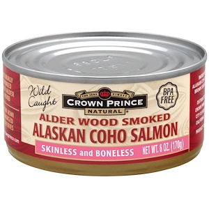 Отзывы о Краун Принс Нэчуралс, Alder Wood Smoked Alaskan Coho Salmon, 6 oz (170 g)