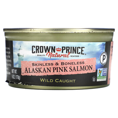 

Crown Prince Natural Alaskan Pink Salmon Skinless & Boneless 6 oz (170 g)