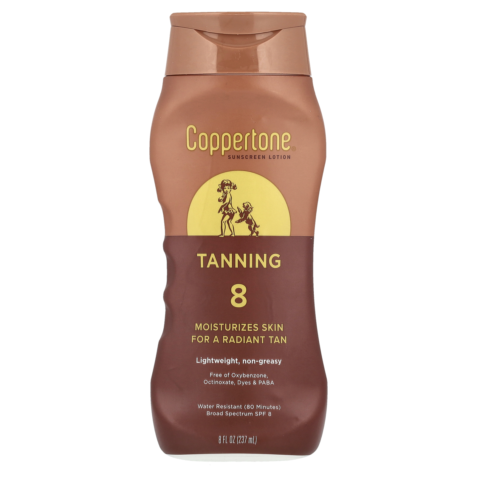 Tanning, Sunscreen Lotion, SPF 8, 8 fl oz (237 ml)