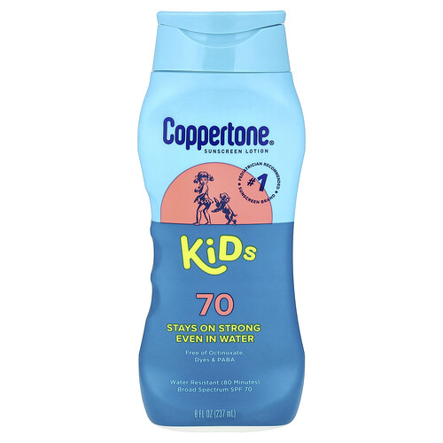 Coppertone, Kinderen, Zonnebrandcrème, SPF 70, 8 fl oz (237 ml)