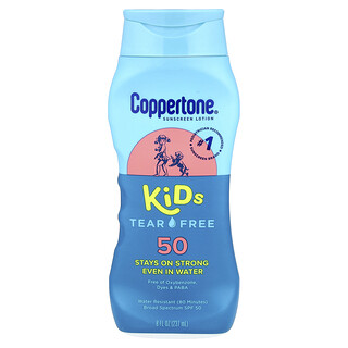 Coppertone, 儿童，无泪配方，抗晒乳，SPF 50，8 液量盎司（237 毫升）