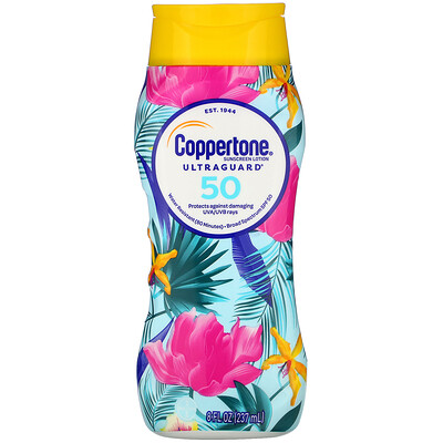 Coppertone Ultra Guard, Sunscreen Lotion, SPF 50, 8 fl oz (237 ml)
