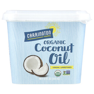 Carrington Farms, Óleo de Coco Orgânico, Não Refinado, 355 ml (12 fl oz)