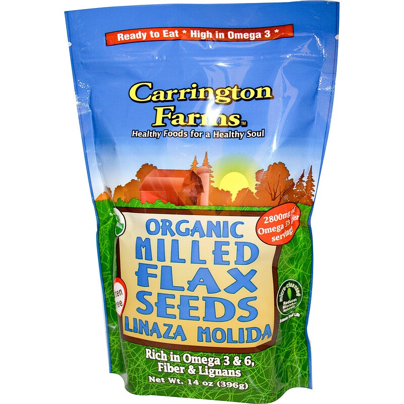 Carrington Farms, Organic Milled Flax Seeds, 14 oz (396 g) iHerb