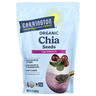 Carrington Farms, Semillas de chía orgánica, 397 g (14 oz)