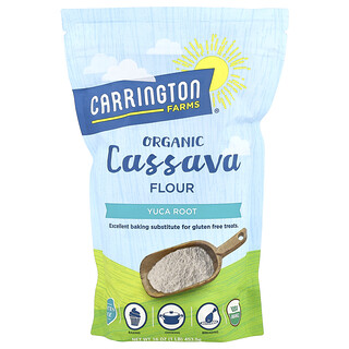 Carrington Farms, Tepung Ubi Kayu Organik, Akar Yuca, 16 oz (453.5 g)