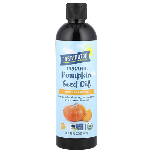캐링턴 팜스 Carrington Farms, 유기농 호박씨 오일, 355ml(12fl oz)