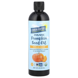 Carrington Farms, Minyak Biji Labu Organik, 12 fl oz (355 ml)