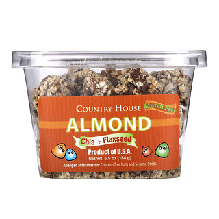 Country House, Almond, Chia + Flaxseed, Mandel, Chia + Leinsamen, 184 g (6,5 oz.)