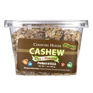 Country House, Cashew, Chia + Leinsamen, Cashew, Chia + Leinsamen, 198 g (7 oz.)
