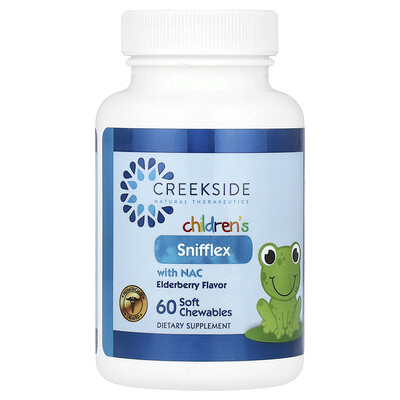 Product Image for Creekside Natural Therapeutics, Children's Snifflex with NAC, Elderberry , 60 Soft Chewables