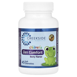Creekside Natural Therapeutics, Çocuklar, Zen Comfort, Berry, 45 Yumuşak Çiğnemelik