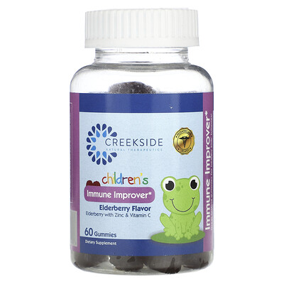 

Creekside Natural Therapeutics Children's Immune Improver Elderberry 60 Gummies