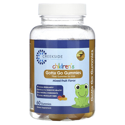 

Creekside Natural Therapeutics Children's Gotta Go Gummies Mixed Fruit 60 Gummies