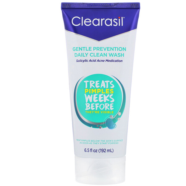 Clearasil, Gentle Prevention, очищающее средство для ежедневного использования, 192 мл (6,5 жидк. унций)