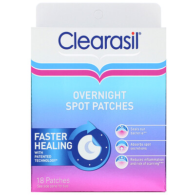 Clearasil Overnight Spot Patches, 18 Patches