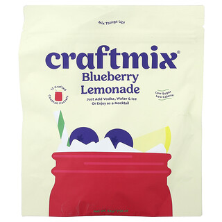 Craftmix, Yaban Mersinli Limonata, 12 Paket, Her Biri 0,25 oz (7 g)