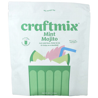 Craftmix, Kokteyl Karışımı Paketleri, Naneli Mojito, 12 Paket, 2,96 oz (84 gr)