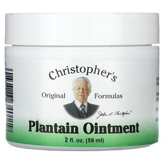 Christopher's Original Formulas, 車前草乳膏，2 液量盎司（59 毫升）