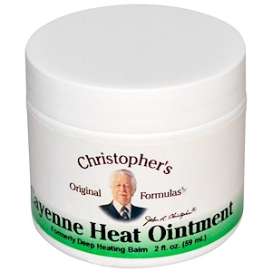Отзывы о Кристоферс Оригинал Формулас, Cayenne Heat Ointment, 2 fl oz (59 ml)