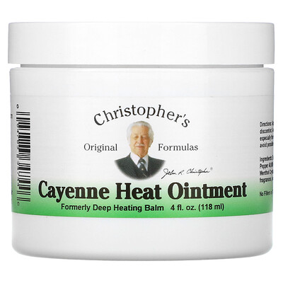 

Christopher's Original Formulas, Cayenne Heat Ointment, 4 fl oz (118 ml)