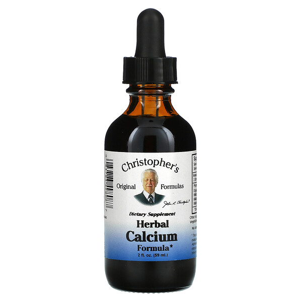Herbal Calcium Formula,  2 fl oz  (59 ml)