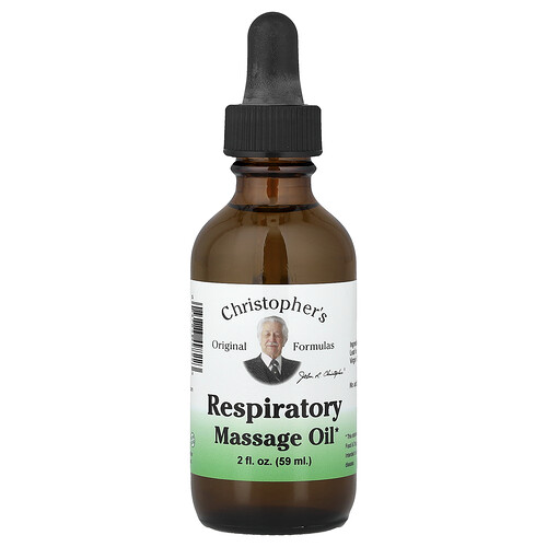 Christopher's Original Formulas, Respiratory Massage Oil, 2 fl oz (59 ml) from iHerb